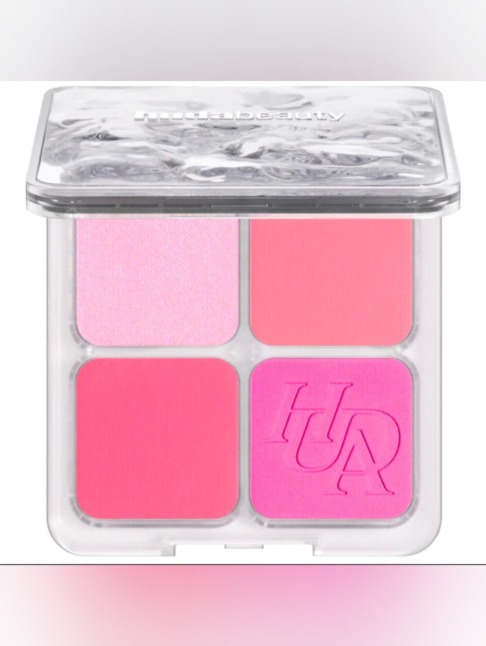 LIMITED EDITION HUDA BEAUTY Filter Blurring Blushlighters Palette-Baby Pink-new